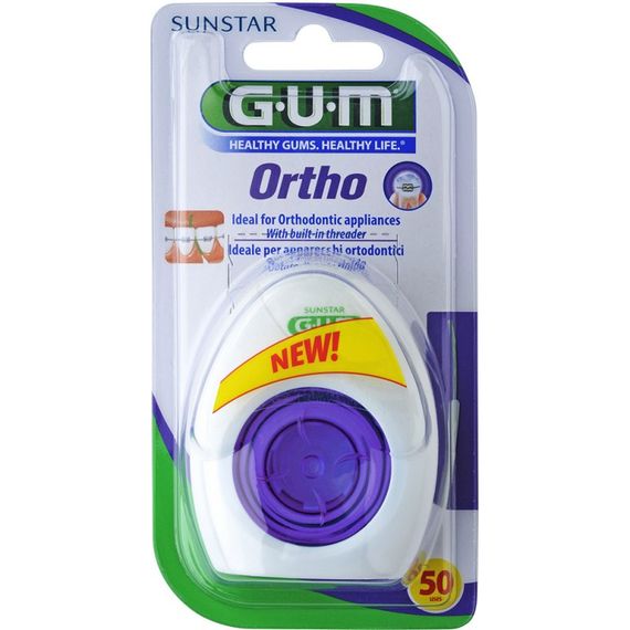 Зубна нитка GUM ORTHO, ортодонтична