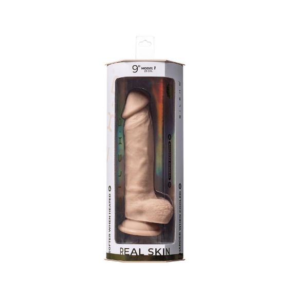 Фалоімітатор SilexD Tomas Real Skin Flesh (9in MODEL 1), суперсофт-силікон+Silexpan, діаметр 4,9 см Sex Aura | Зображення 6
