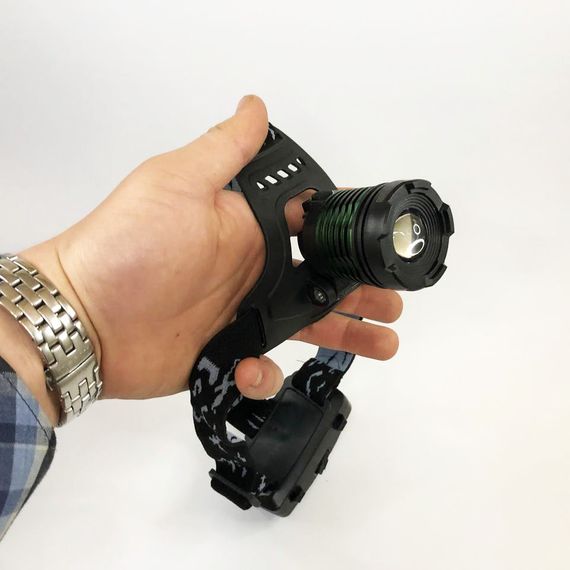 Ліхтар для рятувальників на голову POLICE BL-2188B-T6, Надпотужний налобний ліхтар GU-44 | Зображення 4