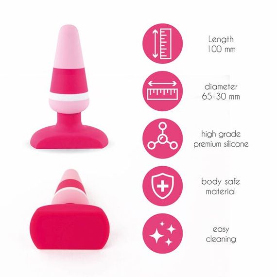 Анальна пробка FeelzToys - Plugz Butt Plug Colors Nr. 2 | Зображення 1