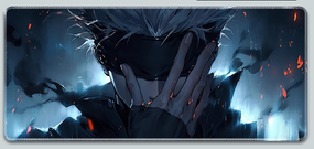 Ігрова поверхня для мишки з Аніме принтом "Магічна битва/Jujutsu Kaisen" Сатору Годжо 800*300*3 мм 0303