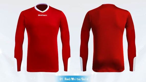 Футболка BestTeam SC-13020 L/S красная