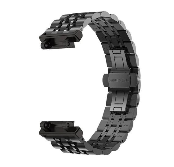 Металевий ремінець Primolux Steel Link для годинника Xiaomi Amazfit T-Rex 2 (A2170) - Black