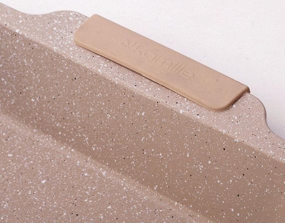 Форма для випічки Kamille Marble 40.5х27х6см з силіконовими ручками | Зображення 2
