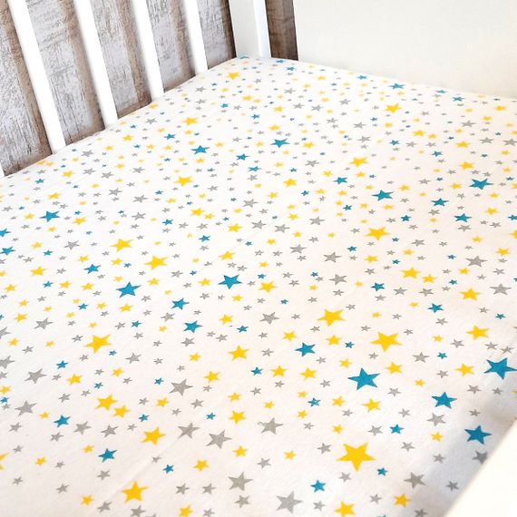 Комплект постільної білизни у ліжечко SoundSleep Stars дитячий фланель 112х147 см (94337884) | Зображення 9