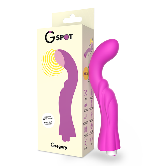 Вібратор для зони G GREGORY, колір: фіолетовий G-SPOT (Іспанія) | Зображення 1