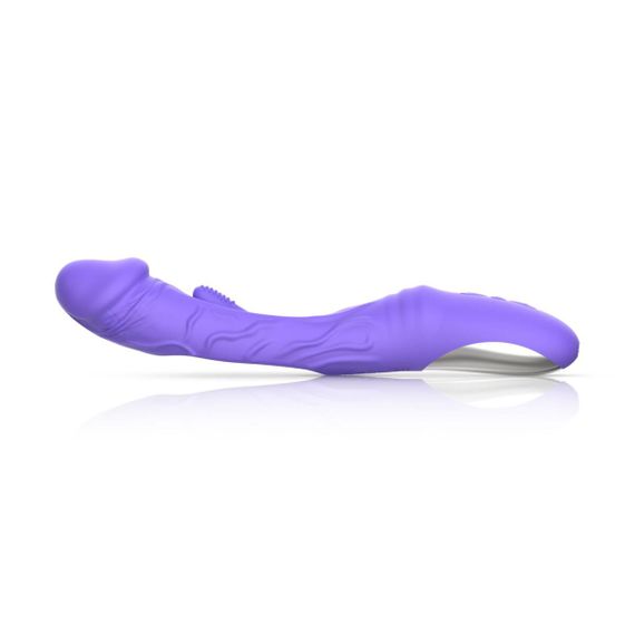 Вібратор Good Vibes Only - Flax Vibrating Dildo with G-Spot Stimulator | Зображення 3