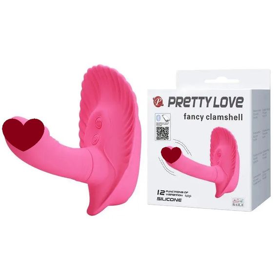 Стимулятор клитора PRETTY LOVE - FANCY CLAMSHELL APP, BI-014369HP Sex Aura
