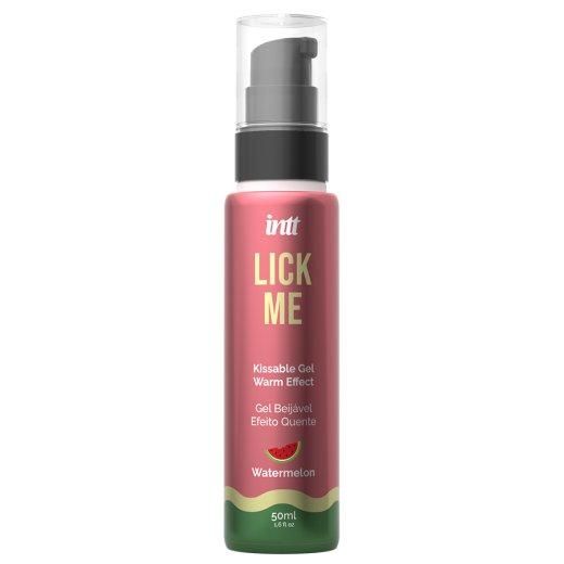 Лубрикант - Intt Lick Me Watermelon Kissable Gel With Warm Effect, 50 мл Sex Aura