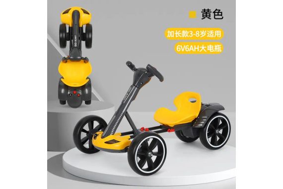 Машина дитяча електро HL-B6 з аккум.6V, 4.5A, 6км.ч, до 50кг, 3-8 років червона | Зображення 3