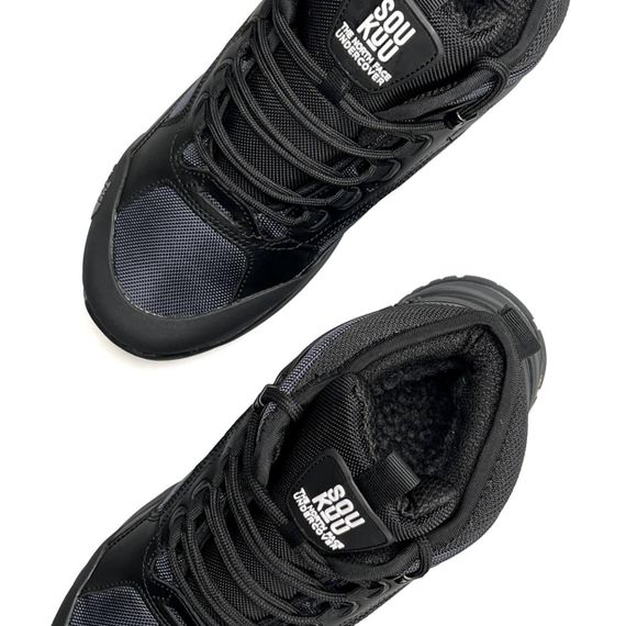 Кросівки зимові The North Face x SOUKUU Glenclyffe Fur Black Navy захист від морозу, ідеально зимовий прорив сезону А4843 | Зображення 2