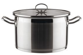Каструля Vinzer Universum 50064, 6.5 л, 24 см, з нержавіючої сталі з кришкою, для всіх типів плит