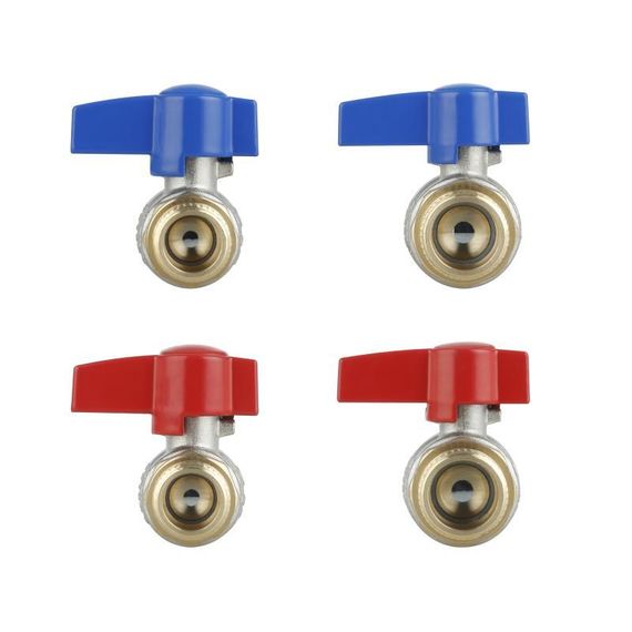 Комплект прямих кранів Thermo Alliance Standart 1/2" ВН -3/4" ВЗ з накидною гайкою для під'єднання котла TAS262RBW1520 | Зображення 5