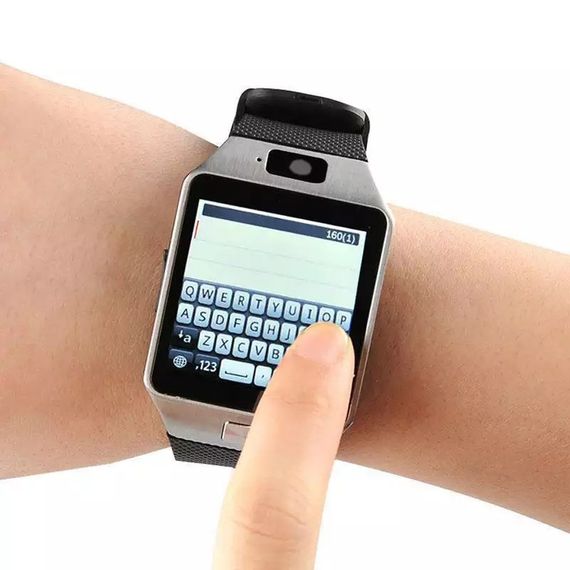 Смарт-годинник Smart Watch Q18. KM-494 Колір: срібний | Зображення 1