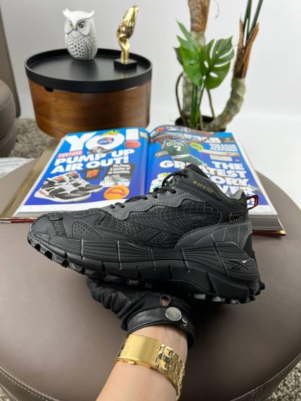 Чоловічі зимові кросівки Zig Kinetica 2.5 Edge Black Grey Orange Fur   , В'єтнам 45 29 | Зображення 2