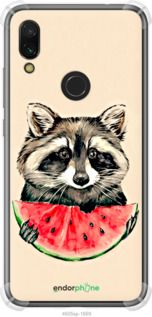 Чохол на Xiaomi Redmi 7 Єнотик з кавуном "4605sp-1669-2448"