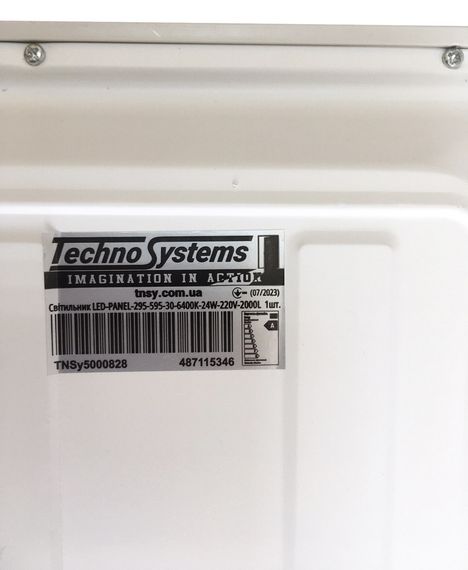 Світильник LED PANEL 295*595*30 6400K 24W 220V 2000L Alum Ny95000828 | Зображення 3