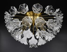 Люстра стельова на 8 лампочок 26752 Латунь 35х60х60 см.