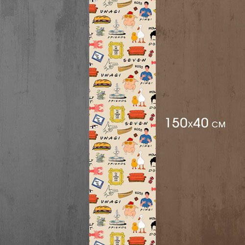 Доріжка на стіл (раннер) Friends 150x40 см (DR_24A023) | Зображення 2