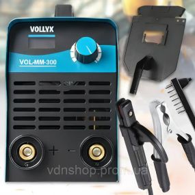 Інверторний зварювальний апарат Vollyx VOL-MM-300 із цифровим дисплеєм 220V