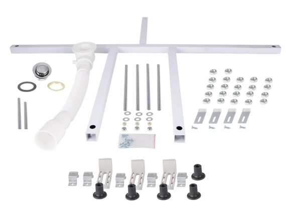 Набір Lidz Душова кабіна Latwa SC90x90.SAT.MID.FR напівкругла, скло Frost 4 мм + Душовий піддон Kapielka ST90x90x26, з панеллю | Зображення 2