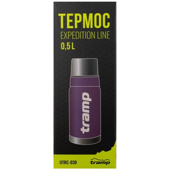 Сталевий термос для гарячих напоїв Tramp Expedition Line 500 мл похідний термос для прогулянок, туристів, риболовлі, протиударний | Зображення 1