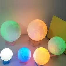 Дитячий нічник-світильник "Луна" 15 см 16 кольорів. Пульт ДУ 3DTOYSLAMP | Зображення 3