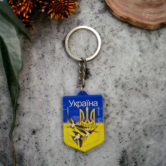 Брелок резиновый Украина ласточки | Зображення 1