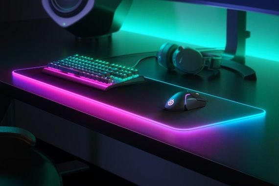Ігрова поверхня SteelSeries QcK Prism Cloth XL RGB 900x300x4мм | Зображення 4