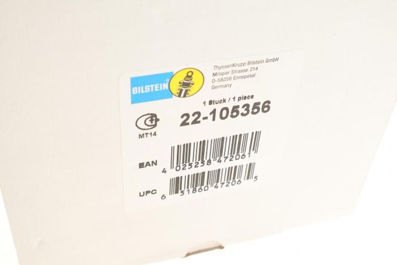 Амортизатор передній Fiat Punto 99-12 B4  22-105356 | Зображення 1
