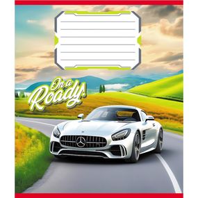 Тетрадь ученическая "В дорогу" 012-520163L-5 в линию, 12 листов