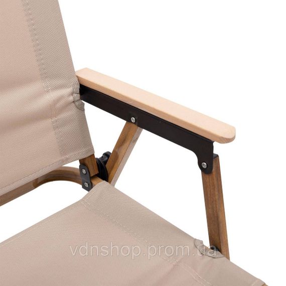 Крісло розкладне туристичне 50×51×64 см крісло складне для пікніка на природу Бежеве HP-SY-1 | Зображення 6