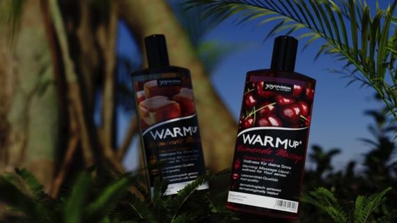 Масло для массажа согревающее и съедобное WARMup Caramel 150ml Sex Aura | Зображення 3