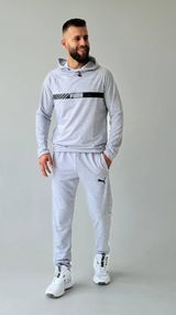 Костюм з худі Puma світло-сірий