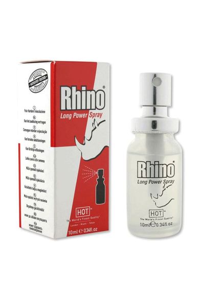 Спрей пролонгатор для чоловіків HOT RHINO, 10 мл Sex Aura | Зображення 1