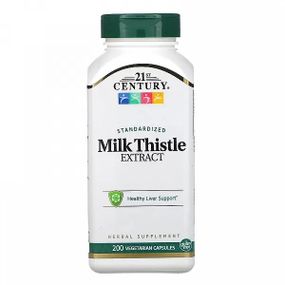 Розторопша 21st Century Standardized Milk Thistle Extract 200 Veg Caps
