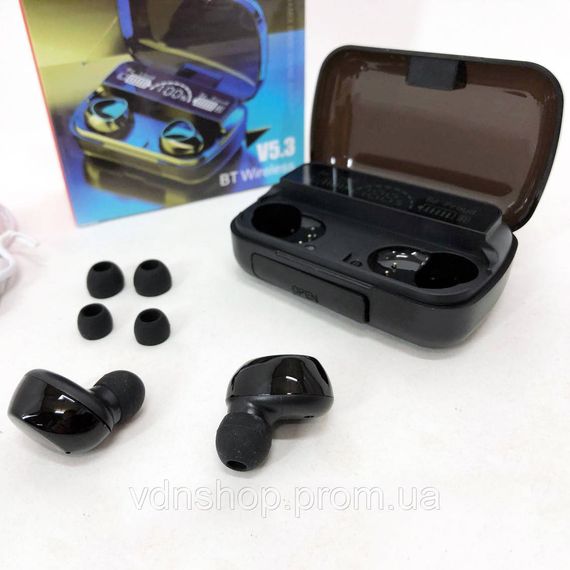 Блютуз беспроводные наушники затычки, Сенсорные беспроводные наушники Блютуз с микрофоном OF-35 | Зображення 5