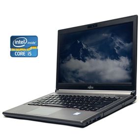 Ноутбук Б-клас Fujitsu LifeBook E746 / 14" (1920x1080) IPS / Intel Core i5-6300U (2 (4) ядра по 2.4 - 3.0 GHz) / 8 GB DDR4 / 256 GB SSD / Intel HD Graphics 520 / WebCam / Win 10 Pro б/в