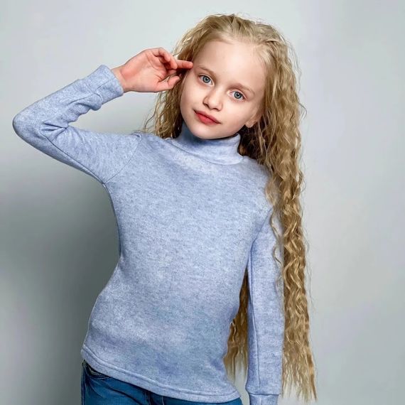 Водолазка для дівчинки Носи своє 110 Блакитний (p-12490-145132) | Зображення 3