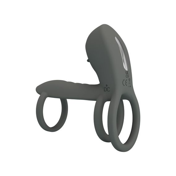 Насадка с вибрацией Pretty Love - MASTER RING GRAY, BI-040135-1 sexstyle | Зображення 4