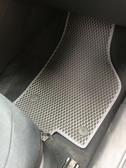 Поліуретанові килимки (2 ряду, EVA, чорні) для Volkswagen Sharan 2010-2024 рр | Зображення 2