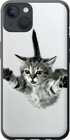 Чехол на iPhone 13 Летящий котёнок "2322u-2374-17620"