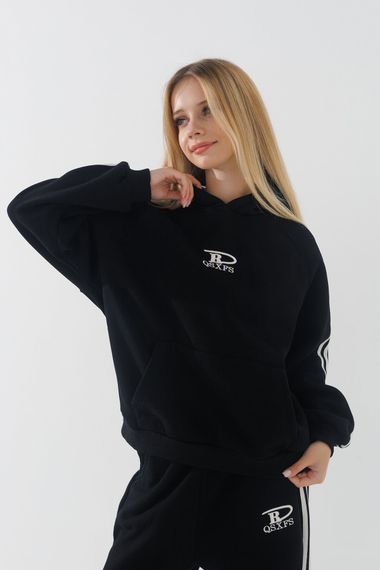 Костюм худі+штани для дівчинки Yekipeer 5022 134 см Чорний (2000990689009W) shop (2000990689009) | Зображення 1