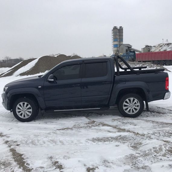 Дуга на кузов (черная) 60мм для Volkswagen Amarok 2010-2022 гг | Зображення 4