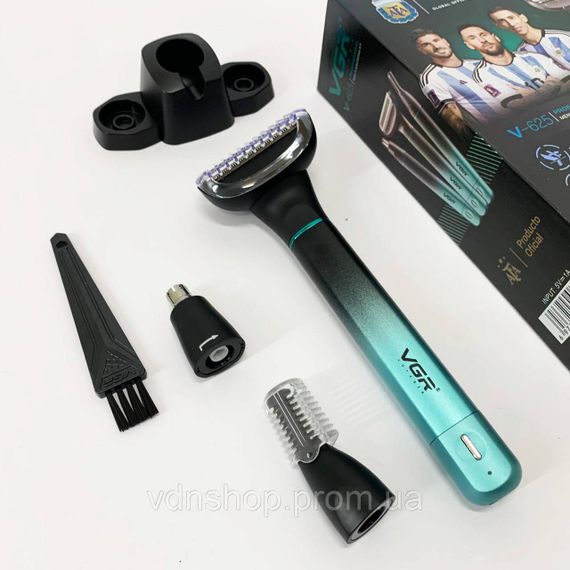 Компактная электробритва мужская VGR V-625, Аккумуляторная машинка для стрижки, Портативная бритва AV-23 | Зображення 8
