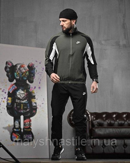 Мужской спортивный костюм N black/oliva 4 ДЛ6267 | Зображення 1