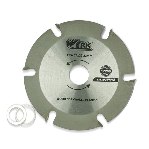 Диск универсальный по дереву для КШМ 125x6Tx22.23 мм Werk 4332651 | Зображення 1
