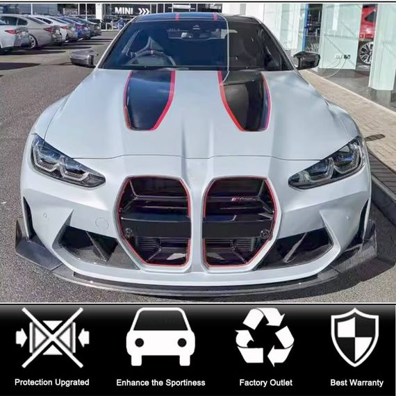 Передний бампер Лип V2 для G80, карбон для BMW 3 серия G20/21 2018- гг | Зображення 1