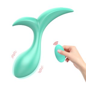 Анальный вибратор Every Night Toys Sally с дистанционным управлением, бирюзовый, 10 режимов вибрации Sex Aura