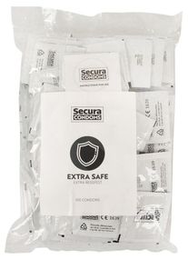 Презервативи міцні SECURA EXTRA SAFE 100 шт Sex Aura